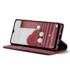 CASEME Futrola za Samsung Galaxy M33 5G, kožna futrola-novčanik, bordo