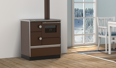 ALFA-PLAM Štednjak 70 ET Etaž, desni, smeđi, za centralno grijanje