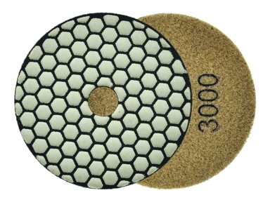 Polirni disk za suho brušenje kamenine, 100 mm, P3000