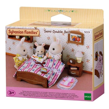 SYLVANIAN FAMILIES Krevet 5019, smeđa
