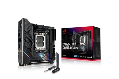 ASUS Matična ploča ROG STRIX B760-I GAMING, Intel B760, DDR5, WIFI, s. LGA 1700, mini ITX