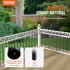 VEVOR Metalni balusteri za stepenice YX-32in-101, 19x19x810 mm, crni
