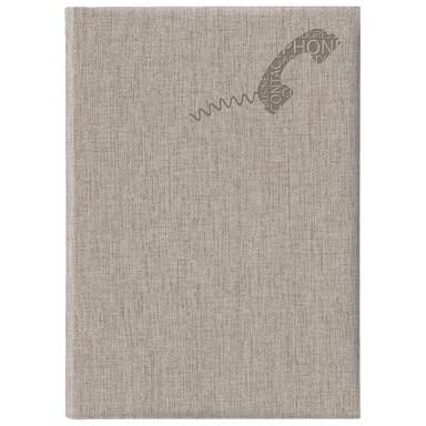 BOLSENA Adresar telefonski A–Z, 145 × 205 mm, krem (800)