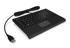 KEYSONIC Tipkovnica ACK-3410, USB, US, mini, crna