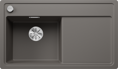 BLANCO Sudoper Zenar 45 S-F InFino, Silgranit, bazen lijevo, vulkan siva