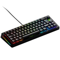 GLORIOUS Gaming tipkovnica GMMK 3 65 % Custom, Pre-Built, ISO (DE), Fox Switches, crna - GLO-KB-GMMK3-65-PB-FOX-W-BLK-DE