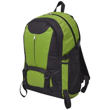 Ruksak za planinarenje 40 L, crno-zeleni