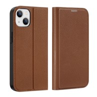 DUX DUCIS Preklopna maskica za iPhone 14 Plus, Skin X2, smeđa