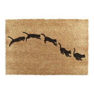 ARTSY DOORMATS Otirač od kokosovih vlakana 40x60 cm Jumping Cats 