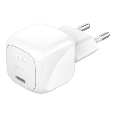 BELKIN Punjač WCA008kqWH, USB-C, 30W, PD & PPS tehnologija, bijeli