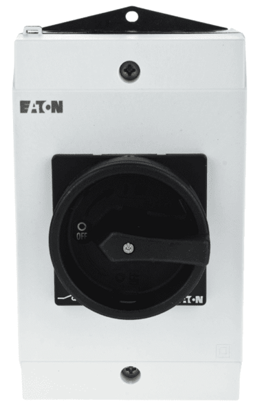 EATON Grebenasti prekidač 0-1 3P 32A 1Z 1R u kućištu P1-32/I2/SVB-SW/HI11