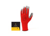 LACUNA Rukavice, lateks, premaz blake, veličina 09