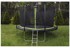 LEAN SPORT Trampolin, 14 FT, crni