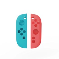 Silikonska zaštitna maska za Joy-Con, kompatibilna s Nintendo Switch 2, plava/crvena