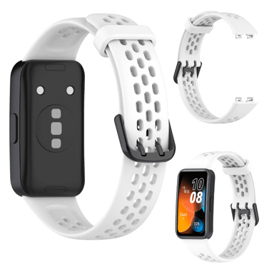 Perforirani remen za Huawei Band 8/9/10, bijeli