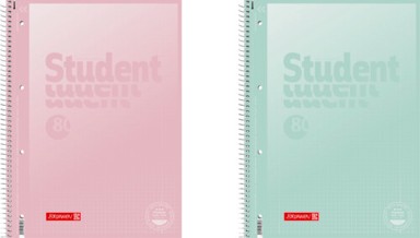 BRUNNEN Bilježnica A4 80 listova 10-67328, menta roza