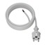 Kabel za napajanje s ravnim utikačem 4 m 3 x 1,5 mm² 16 A IP44, bijeli