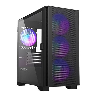 MONTECH Kućište Air 100 ARGB, crno, prozor, RGB, mATX