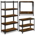 HUMBERG metalni stalak HR-852, 180 x 90 x 40 cm, crni