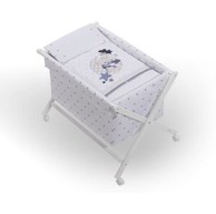 INTERBABY Kolijevka s posteljinom Amorosos, plava