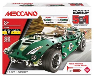 MECCANO 5 Roadster, multi model set