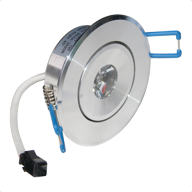 Ugradbena LED lampa X-Light, 1x1W, 6000K, siva