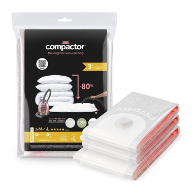 COMPACTOR Vakuum vrećice za odjeću u setu 3 kom, Space Save M/L