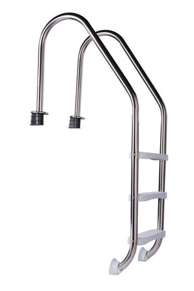 MOUNTFIELD Ljestve Standard od nehrđajućeg čelika, 3 stepenice, za bazene preko 1,10 m