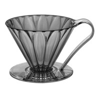 CAFEC dripper za kavu Flower od tritana, veličina 1, crni, TFD-1BK