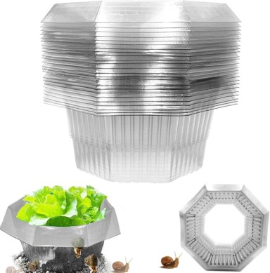 NIKCORP Ovratnici protiv puževa, plastični prstenovi, promjer 24 cm, 20 kom