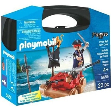 PLAYMOBIL Set za slaganje Maleta gusari, 22 dijelova