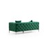 ARTIE Tamno zelena baršunasti sofa 197 cm Como, 197x90x70,05 cm