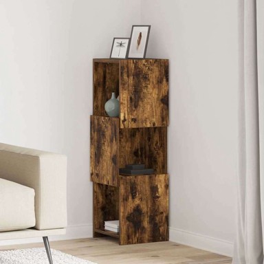 Kutni ormarić 30,5×30×95 cm konstruirano drvo, bijeli