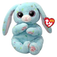 TY Pliš Bellies Skippy, plavi zec, 15 cm