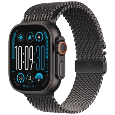 APPLE Pametni sat Ultra 2 crna, crni metalni remen, M