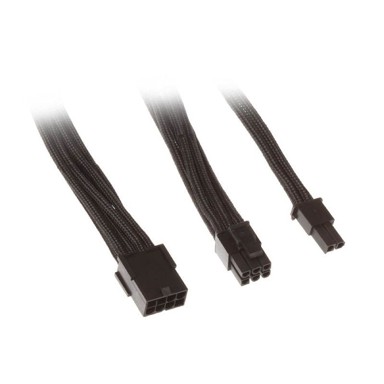 SILVERSTONE Kabel SST-PP07-PCIB, PCIe 8-pin na 6+2-pin, 250 mm, crna