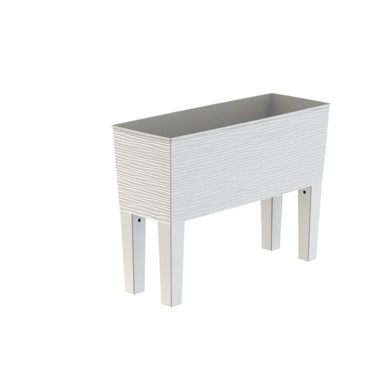BLUMAX Žardinjera Aurora Garden, 60x30x58 cm, bijela