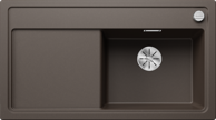BLANCO Sudoper ZENAR 5 S InFino SILGRANIT bez pribora, BAZEN DESNO, s dalj. upr. - KAVA