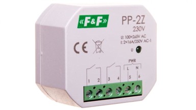 F&F Elektromagnetski relej 2Z 16A 100-265V AC PP-2Z-230V