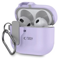TECH-PROTECT Slim Hook maskica za AirPods 4, ljubičasta