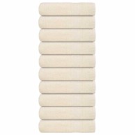 Ručnici za kupanje 10 kom krem 100x150 cm 360gsm 100% pamuk