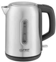 FIRST AUSTRIA Kuhalo za vodu, zapremnina 1,7 L, snaga 2200 W, nehrđajući čelik, srebrno-crna boja