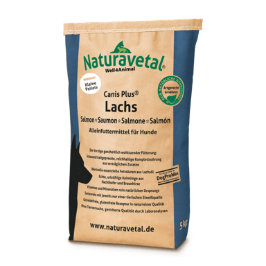NATURAVETAL Hrana za pse Canis Plus, losos, manji peleti, 1 kg
