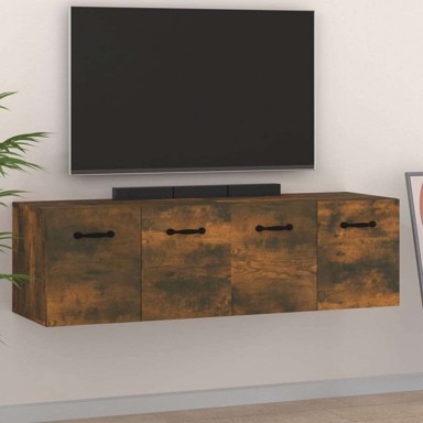Zidni ormarići, 2 kom, dimljeni hrast, 80 x 35 x 36.5 cm