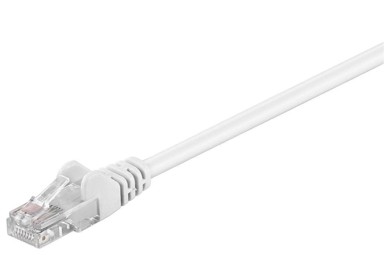 U/UTP Mrežni kabel CAT5e, PVC, 1 m, bijeli