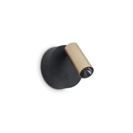 ELF Zidna LED svjetiljka, AP, 3 W, 3000 K, IP20, crna i zlatna, ID347486