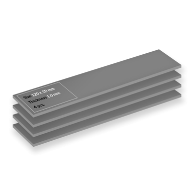 ARCTIC Termalna podloga TP-4, 20 x 120 x 1 mm, siva, 4 kom
