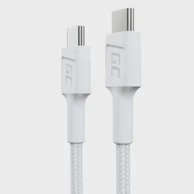 GREEN CELL Kabel USB, GC PowerStream, USB 3.2 Gen 1, USB-C, duljina 0,3 m, bijela