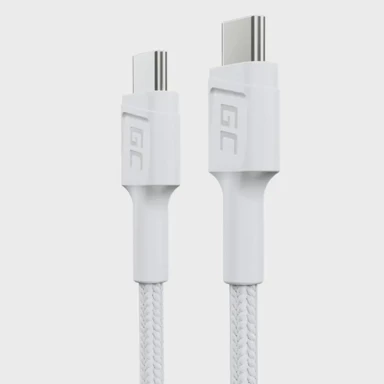GREEN CELL Kabel USB, GC PowerStream, USB 3.2 Gen 1, USB-C, duljina 0,3 m, bijela