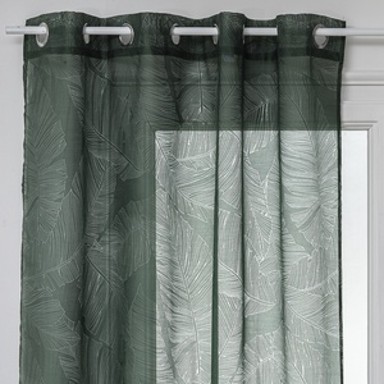 ATMOSPHERA Zavjesa Leaf, 140x240 cm, zelena